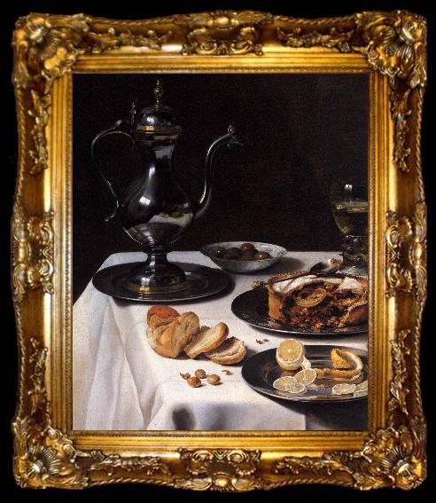 framed  Pieter Claesz with Turkey ie, ta009-2